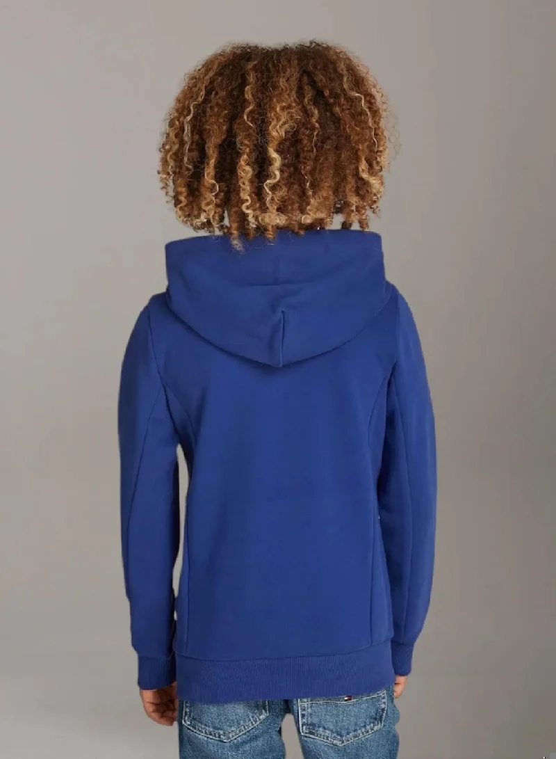 Calvin Klein Jeans Logo Terry Zip Up Hoodie