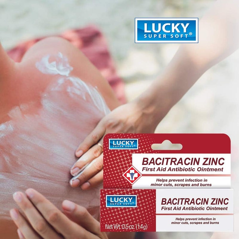 lucky super soft First Aid Antibiotic Ointment with Bacitracin 05 Ounce - Image 3