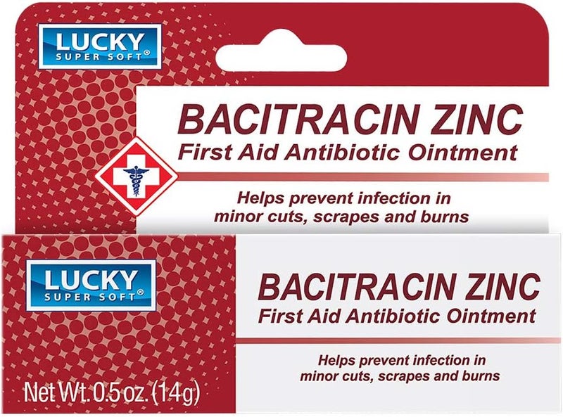 lucky super soft First Aid Antibiotic Ointment with Bacitracin 05 Ounce - Image 1