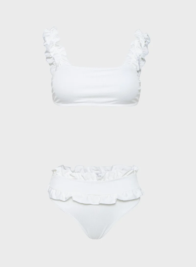 Ginger Frill Strap Bikini
