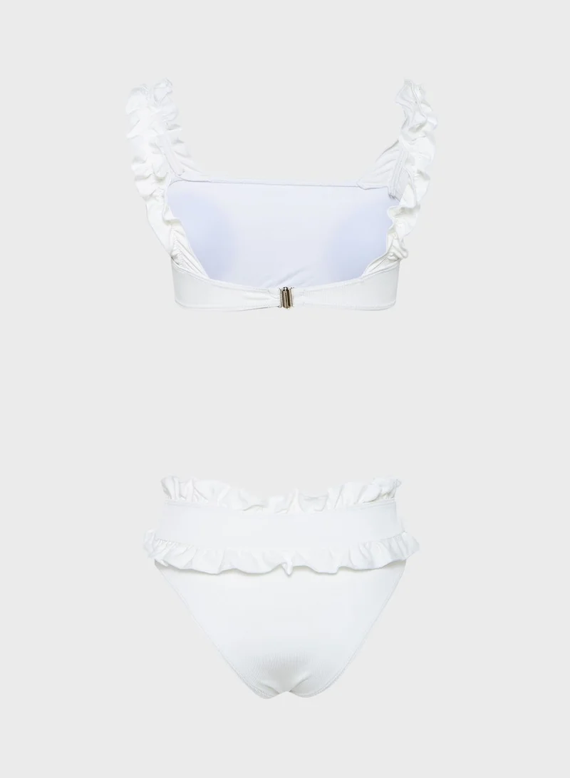 Ginger Frill Strap Bikini