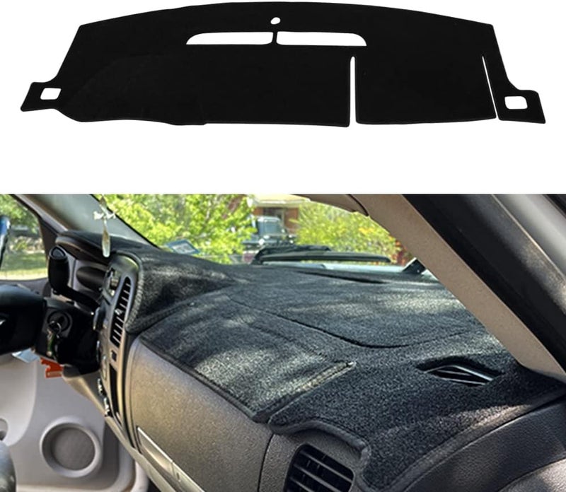 KEDAKEJI Black Dash Cover for Chevy and GMC Vehicles - Image 1