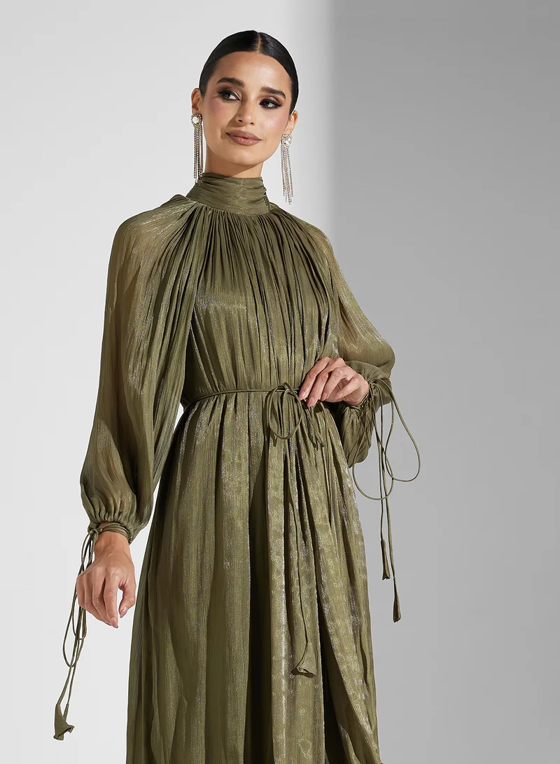 Golden Apple RUFFLE DETAILED MAXI DRESS