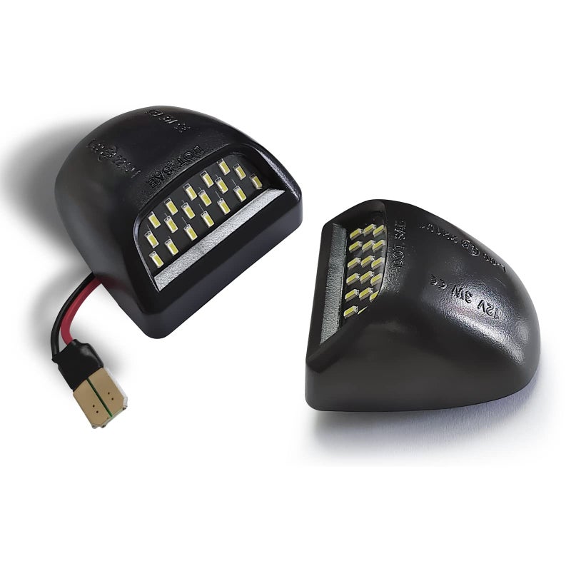 RBOKO 2Pcs Full LED License Plate Light Tag Lamp Assembly 6000K White, Compatible with Chevy Silverado 1500 2500 3500 Suburban Tahoe GMC Sierra Yukon XL for Escalade, Car Interior Accessories - Image 2