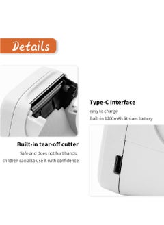 Angmei Label Maker Machine,Thermal Label Printer, Mini Portable Bluetooth Thermal Labeler for Barcode, Name, Address, Labeling, Mailing Compatible with Phone & Laptop  - Image 5