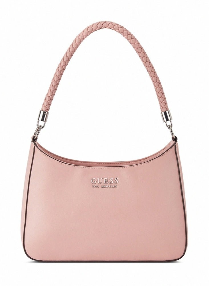 GUESS حقيبة كتف بزاوية سحاب من غس - Image 1