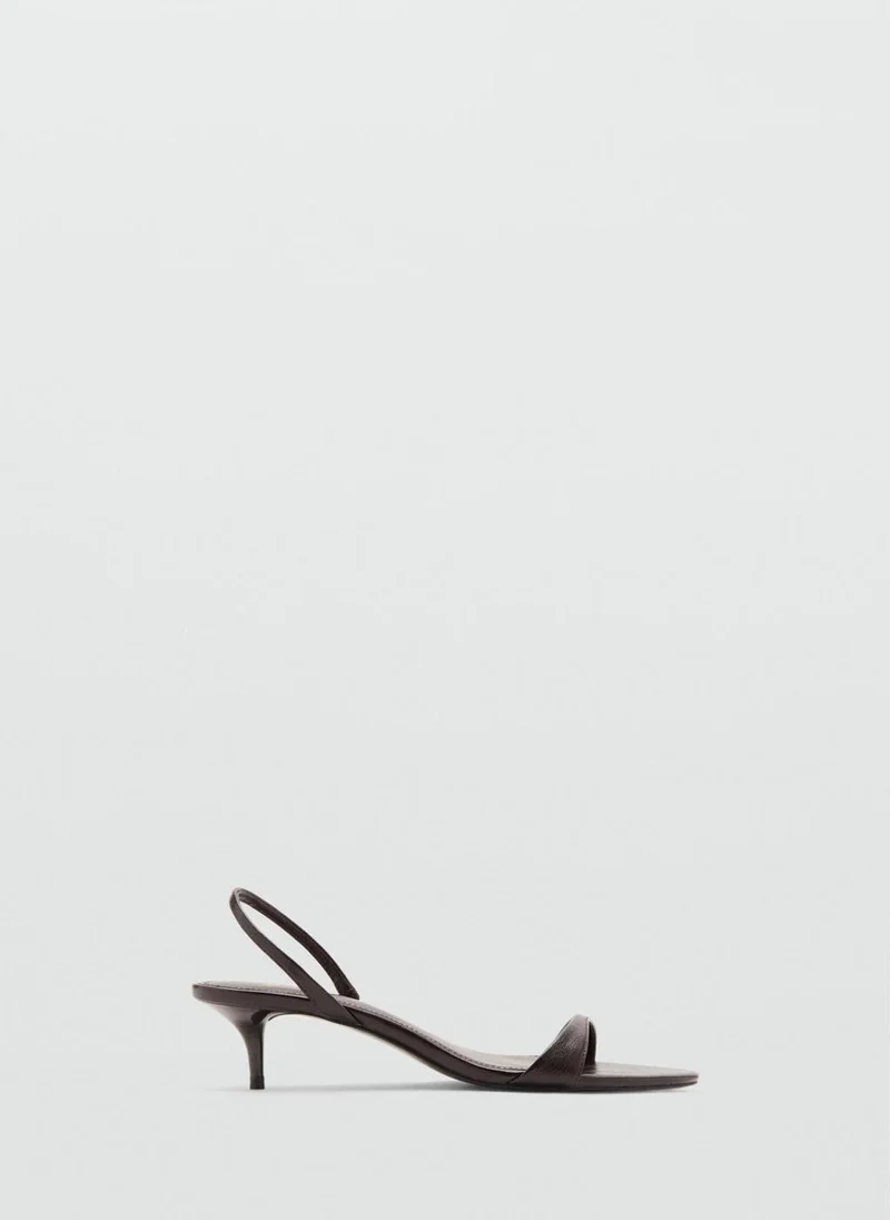مانجو Kitten-heel sandals with strap