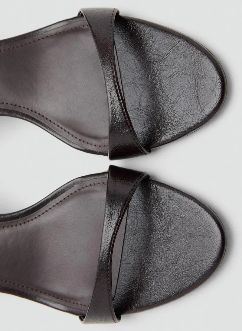 MANGO  Kitten-heel sandals with strap for Women | Best Price UAE