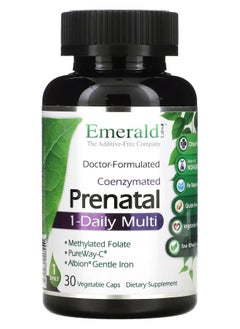 Emerald Laboratories CoEnzymated Prenatal 1-Daily Multi 30 Vegetable Caps 