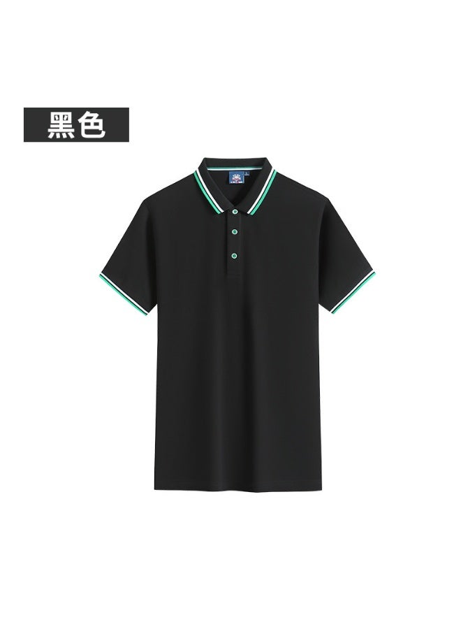 Polo Shirts Casual Solid ColorSummer Fashion Brand Clothing Breathable Lapel T-Shirt  - Image 1