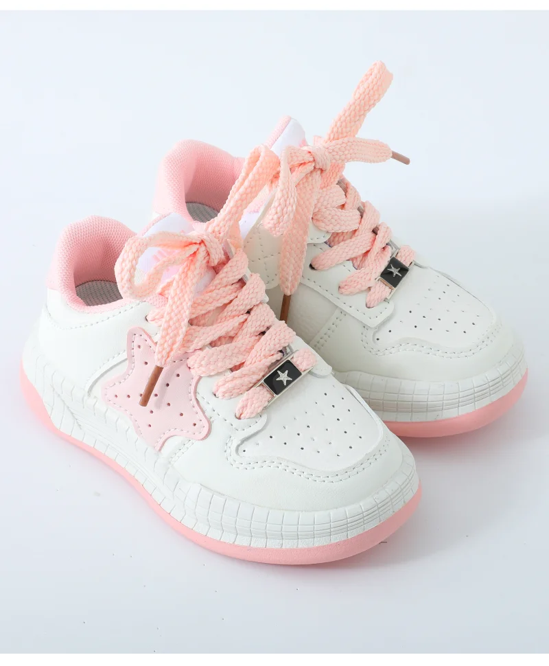 مارك وميا مارك وميا أحذية كاجوال برباط وردي وأبيض