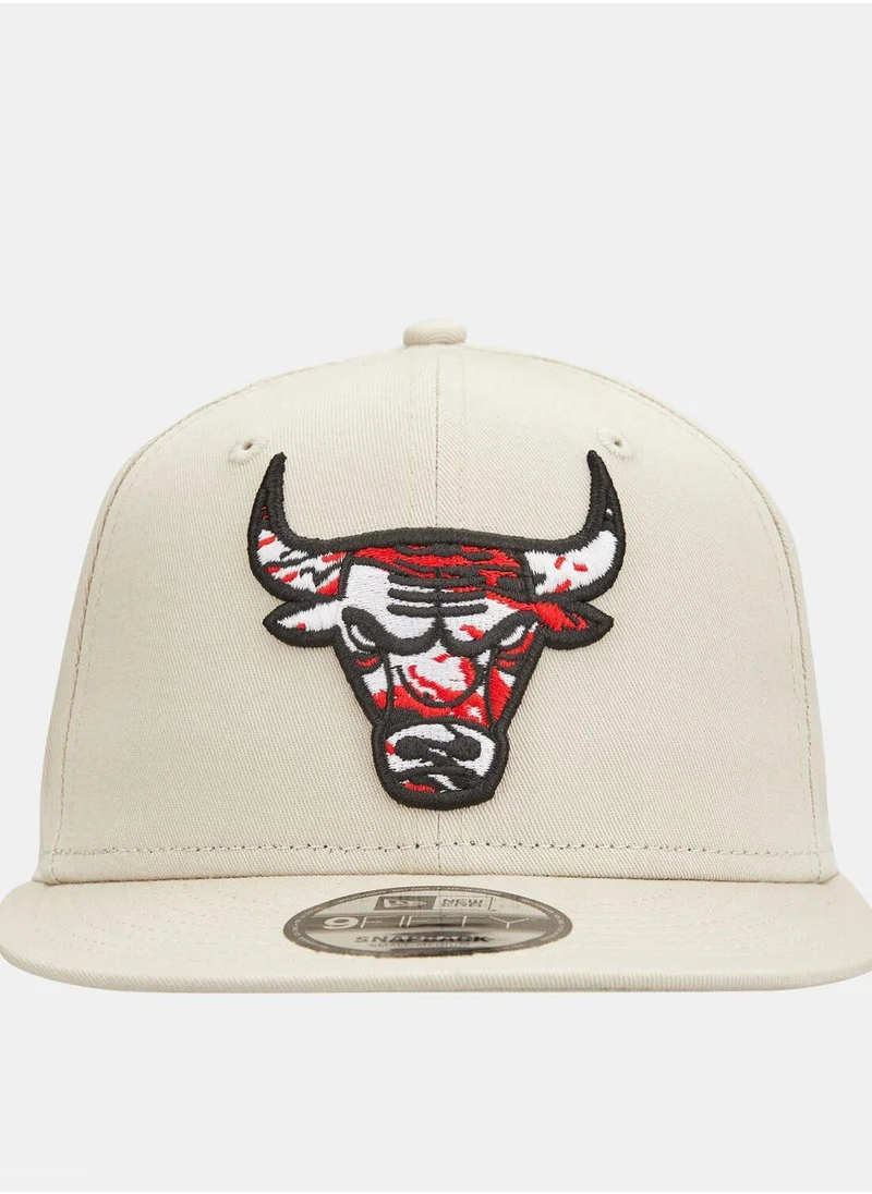NEW ERA Men's NBA Chicago Bulls Seasonal Infill 9FIFTY Cap