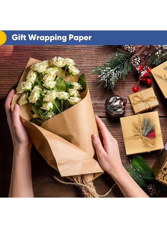 Vanhench 36"x 2400" (200') Brown Wrapping Paper Large Roll, Craft Paper for Bulletin Board Art Crafts Packing Wrap Moving Shipping Poster Floor Covering Crafting Drawing Craft Table Runner 70GSM 55LB - Image 3