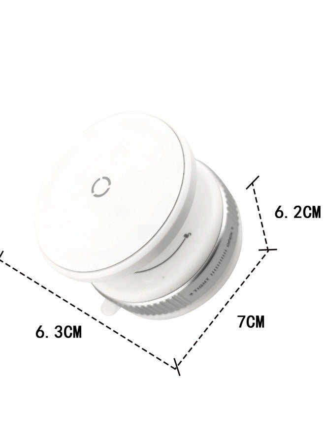 Halamodo Suction Phone Mount,  Portable Super Stable Electric Vacuum Magnetic Phone Holder, 360 Adjustable Magnetic Cell Phone Holder White - Image 4