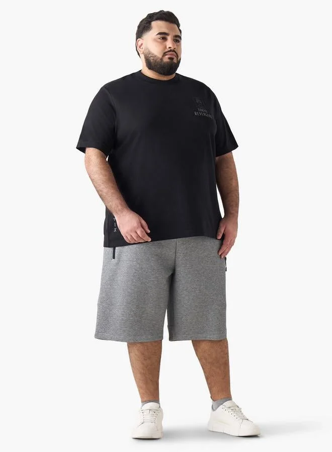ماكسيم Men Regular Fit Crew Neck Short Sleeve Tokyo Revengers Print T-shirt