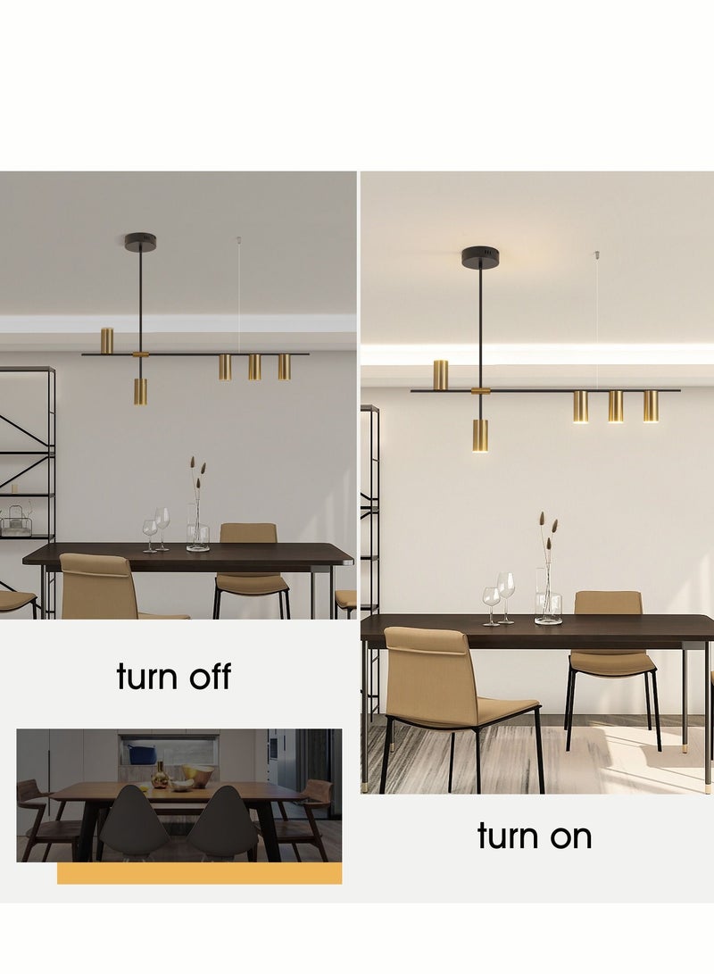 Haikomin 5 Head Modern Pendant Light Led Decorative Lamp Ceiling Hanging Kitchen Accesories For Dining Living Room Bedroom Ceiling Chandelier - Image 3