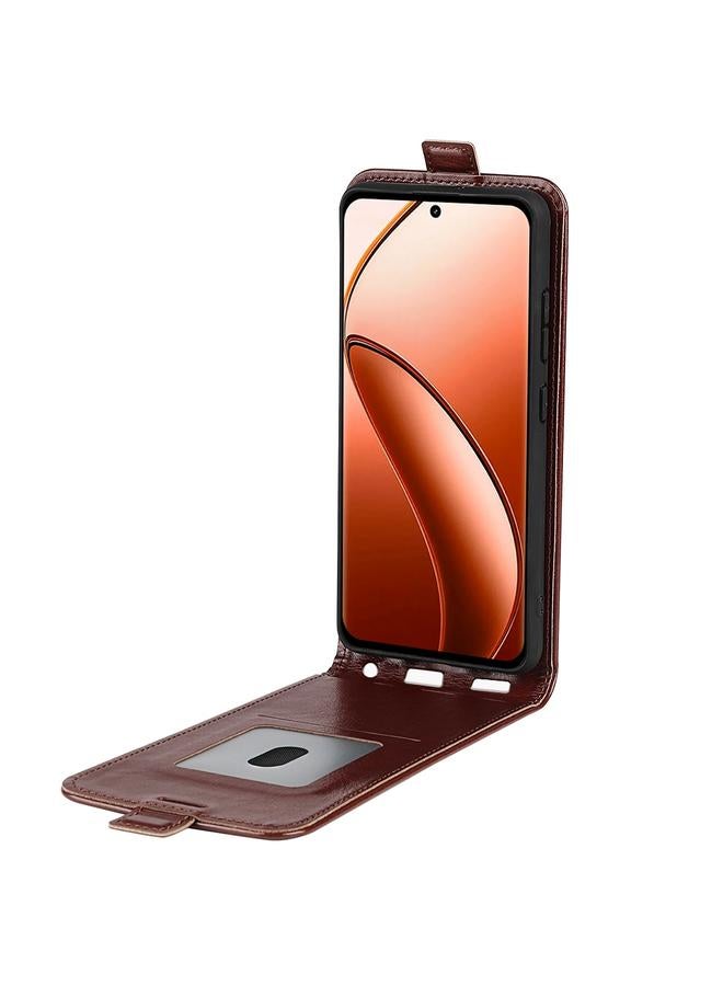 S-TOP Case For Realme 12 Pro+ R64 Texture Single Vertical Flip Leather Phone Case - Image 4
