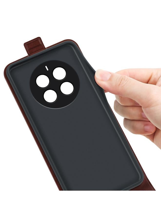 S-TOP Case For Realme 12 Pro+ R64 Texture Single Vertical Flip Leather Phone Case - Image 5