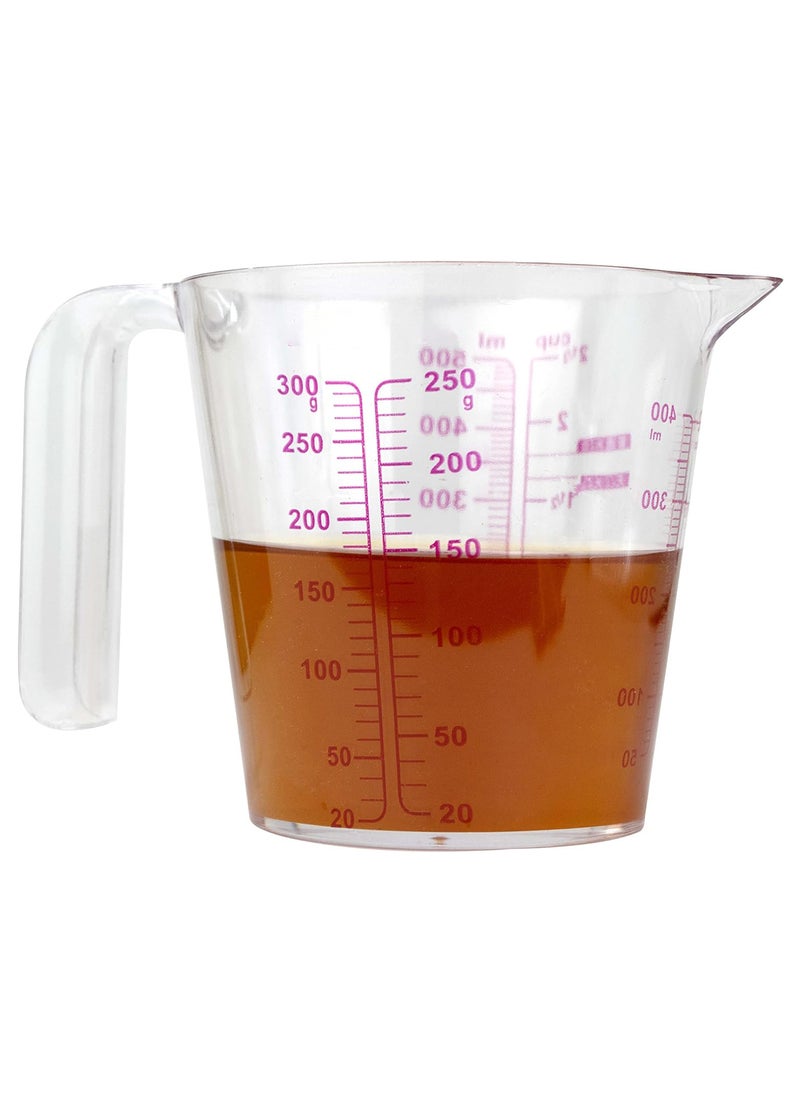 Plastic Measuring Cup With Scale Clear 500ml - pzsku/Z1DB7BE6815EA3BE00938Z/45/_/1695816999/64e40999-2840-47f9-bfb1-dd0a0bbbc518