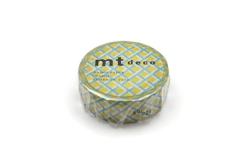 MT mt Washi Masking Tape, 15mm x 7 mtrs Shade - mesh Yellow, (Pack of 1)  - Image 2