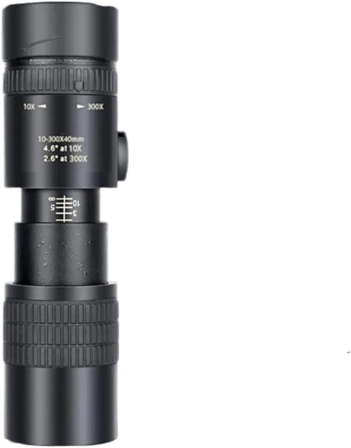 10 300x40 HD Monocular Telescope With Tripod And Phone Clip For Outdoor Hunting Camping - Image 2