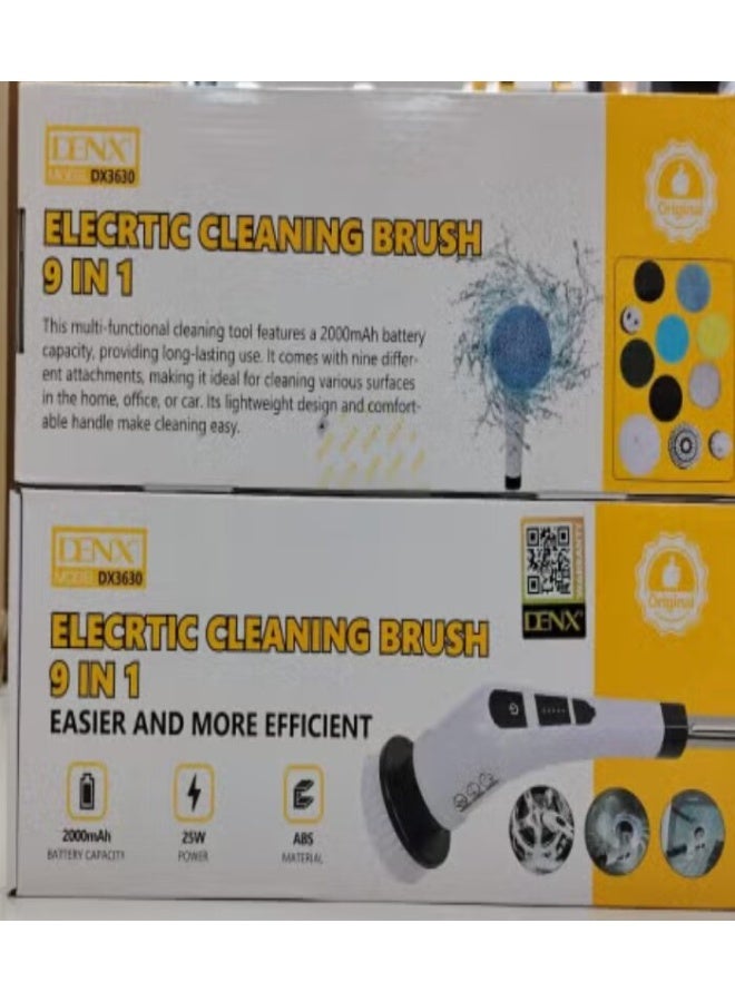 دينكس فرشاة تنظيف كهربائية 9 في 1 DENX DX3630 | لاسلكية متعددة الاستخدامات - Image 4