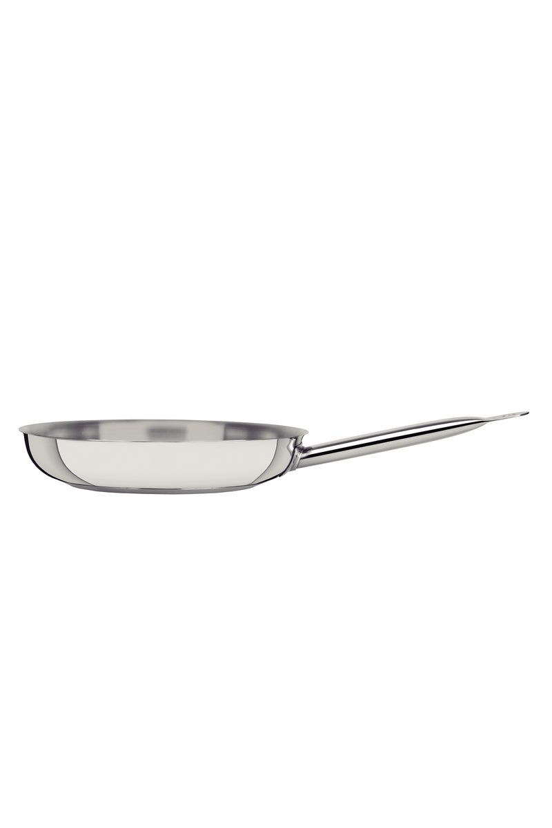 TRAMONTINA Tramontina Professional Stainless Steel Frying Pan, 26 cm, 2.2L – Tri-Ply Base & Handle, Induction & Gas Safe – Made in Brazil, Since 1911 – Model 62633260  - Image 5