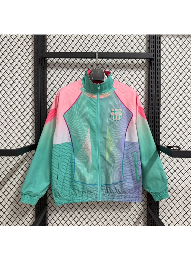 2526 Barcelona Pink Special Edition Double-sided Windbreaker Jacket