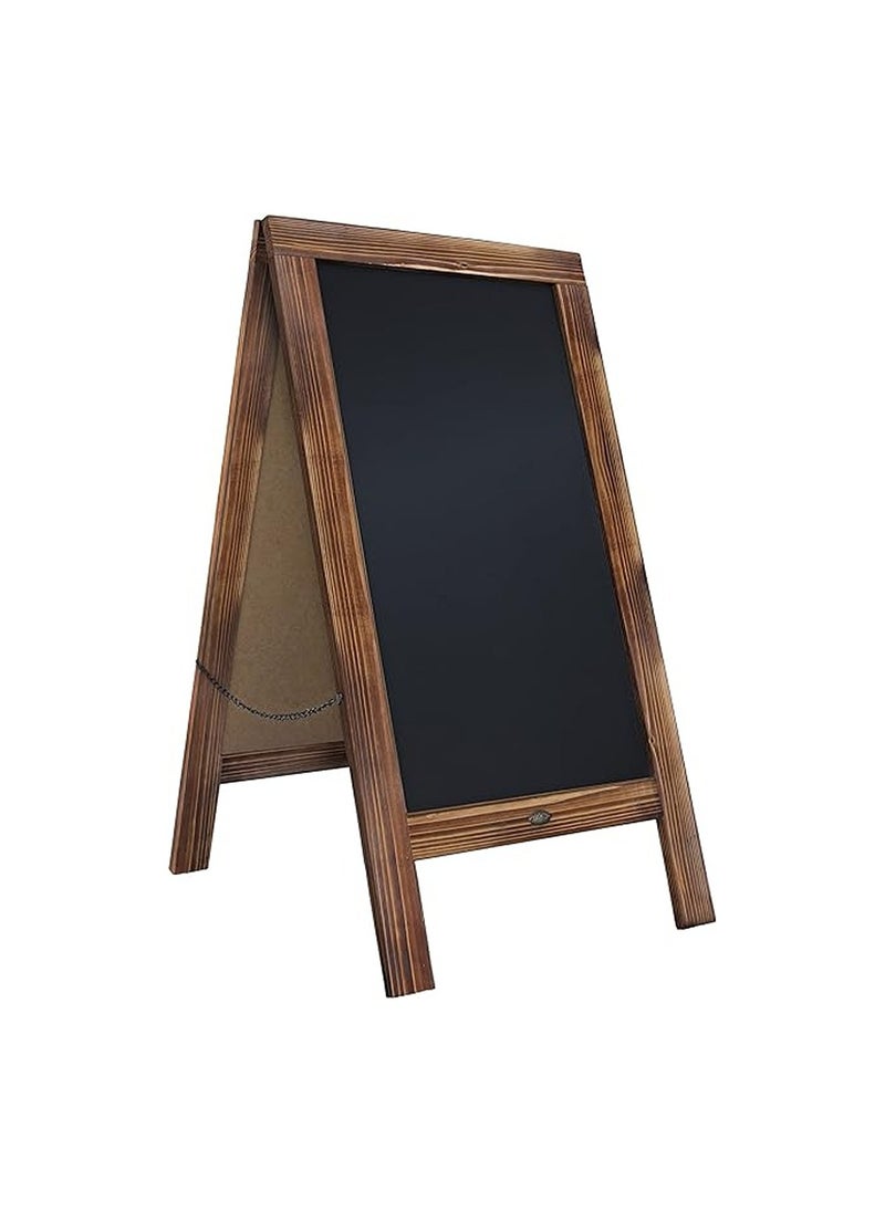 Smart Chalkboard Sign Extra Large Standing Easel Sturdy Sidewalk Sign Board  - Image 1