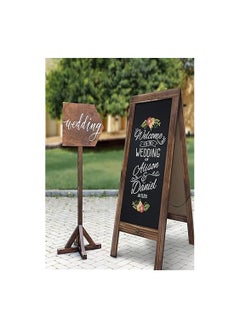 Smart Chalkboard Sign Extra Large Standing Easel Sturdy Sidewalk Sign Board  - Image 2