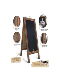 Smart Chalkboard Sign Extra Large Standing Easel Sturdy Sidewalk Sign Board  - Image 3