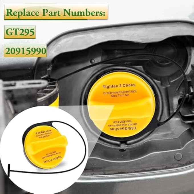 ريحني غطاء بنزين E85 GT295 لشيفروليه شيفروليه سيلفرادو سوبربان تاهو أفالانش كاديلاك إسكاليد ESV EXT GMC سييرا يوكون XL 1500 20915990 غطاء الوقود مرن 2007 2008 2009 2010 2011 - Image 5