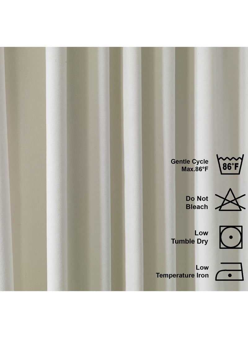 Zeenah Furniture Solid White Color Home Decorative Curtains Velvet Look 2 Panels Hanging Back Tap & Rod Pocket Living Room Nursery Room Kitchen Office Windows Home Decoration - Image 4