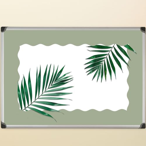 Fancy Land Sage Green Bulletin Board Borders Scalloped Border Trim for Classroom Decoration Back to School Decor 52ft One Roll - Image 4