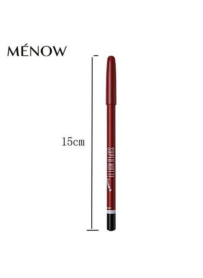 Me Now Super Matte Lip Liner Pencil Matte Finish (Set Of 12) P102 Multicolor  - Image 5