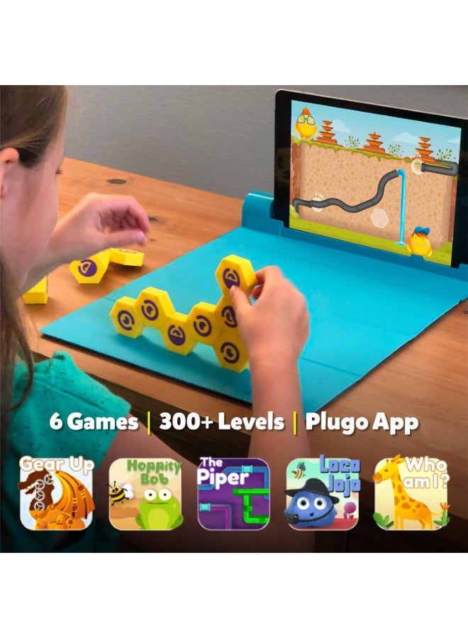 MiDeer Mideer Plugo Connecto Link (Kit + App) : Smart Magnetic Tiles + Building Toy With Puzzles For Kids Age 4 To 10, Stem Learning And Birthday Gifts For Boys & Girls  - Image 5