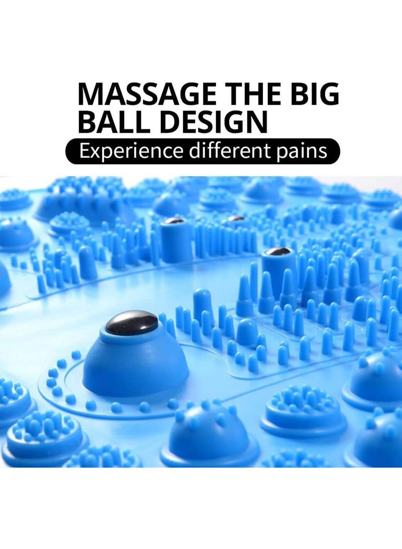 4Pcs Reflexology Massage Pad Durable Finger Pressure Plate Health Care Foot Care Plantar Fitness Mats Foot Massager Toe Pressure Mat - Image 4