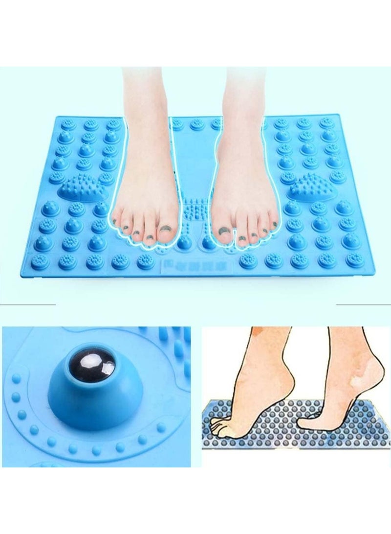 4Pcs Reflexology Massage Pad Durable Finger Pressure Plate Health Care Foot Care Plantar Fitness Mats Foot Massager Toe Pressure Mat - Image 2