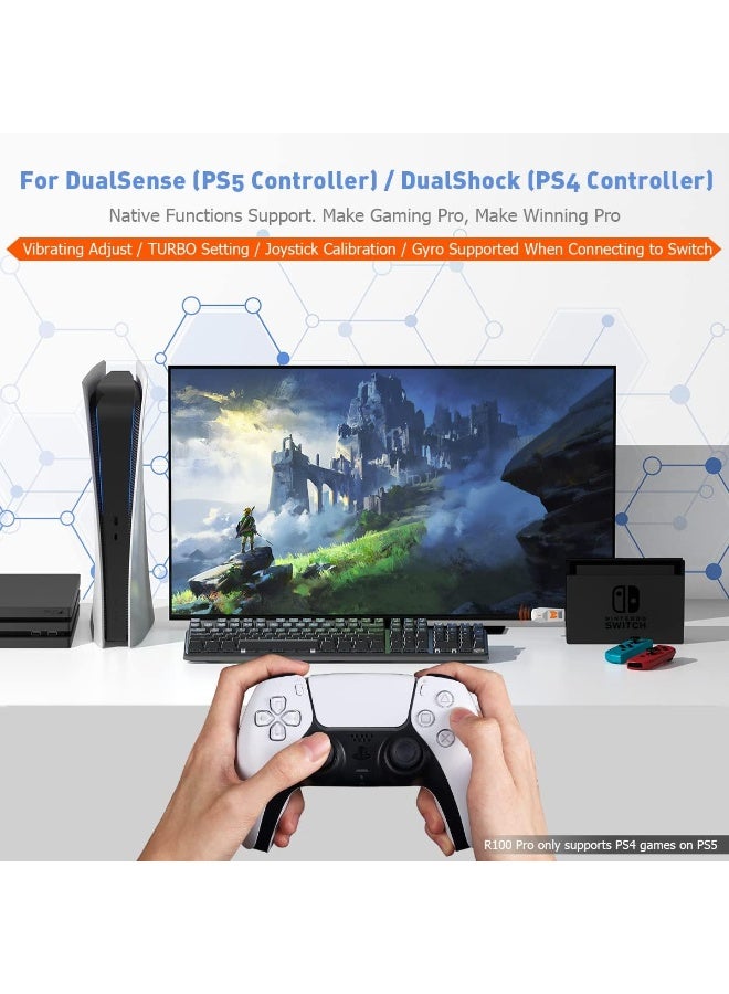 BIGBIG WON Wireless Controller Adapter for Xbox Series X|S Controller/Xbox One X|S Controller/Elite Series 2/PS5/PS4/Switch Controller Playing on PS4/Switch/Windows 11&10 PC - Image 5