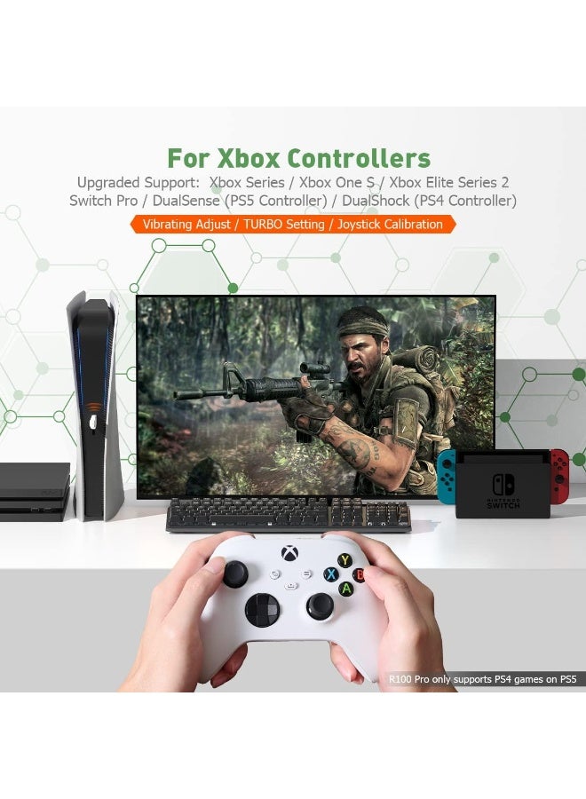 BIGBIG WON Wireless Controller Adapter for Xbox Series X|S Controller/Xbox One X|S Controller/Elite Series 2/PS5/PS4/Switch Controller Playing on PS4/Switch/Windows 11&10 PC - Image 4