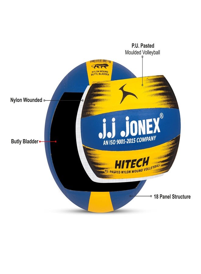 Jonex JJ Volleyball Hitech Polypropylene Moulded Size.4 (Multicolour) (MYC) - Image 4