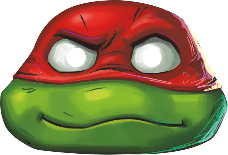 Unique Industries Teenage Mutant Ninja Turtle Mayhem Paper Masks Set of 8 Boy Birthday Christening Party Supplies - Image 4
