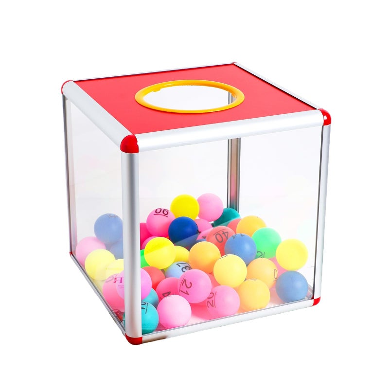 Healeved Donation Box Acrylic Raffle Box 10 x 10 x 10 Large Ballot with Slot Suggestion Clear Money Raffle Ticket for Fundraising Voting Donating Tip - Image 2