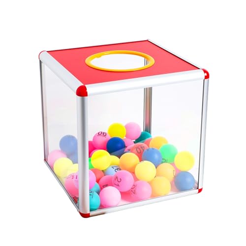 Healeved Donation Box Acrylic Raffle Box 10 x 10 x 10 Large Ballot with Slot Suggestion Clear Money Raffle Ticket for Fundraising Voting Donating Tip - Image 1