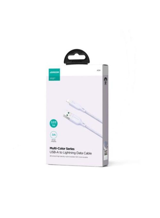Multi-Color Series Fast Charging Data Cable Connector type: USB-A to Type-C - Image 2
