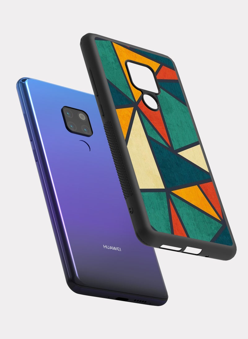 بكسلات كفر هواوي ميت 20 نمط مثلثات ملون متعدد الالوان - Image 2