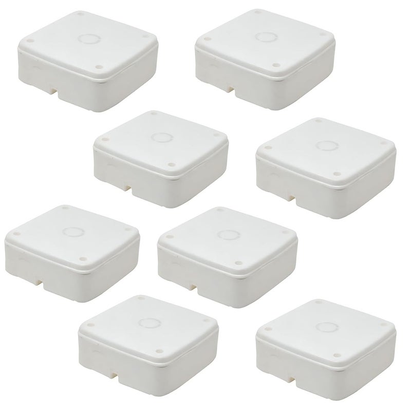ELECTRA ZONE CCTV Box,PVC Box for Camera Mounting Junction Box with Brass Nuts Fitting Pack Of (10) - Image 1