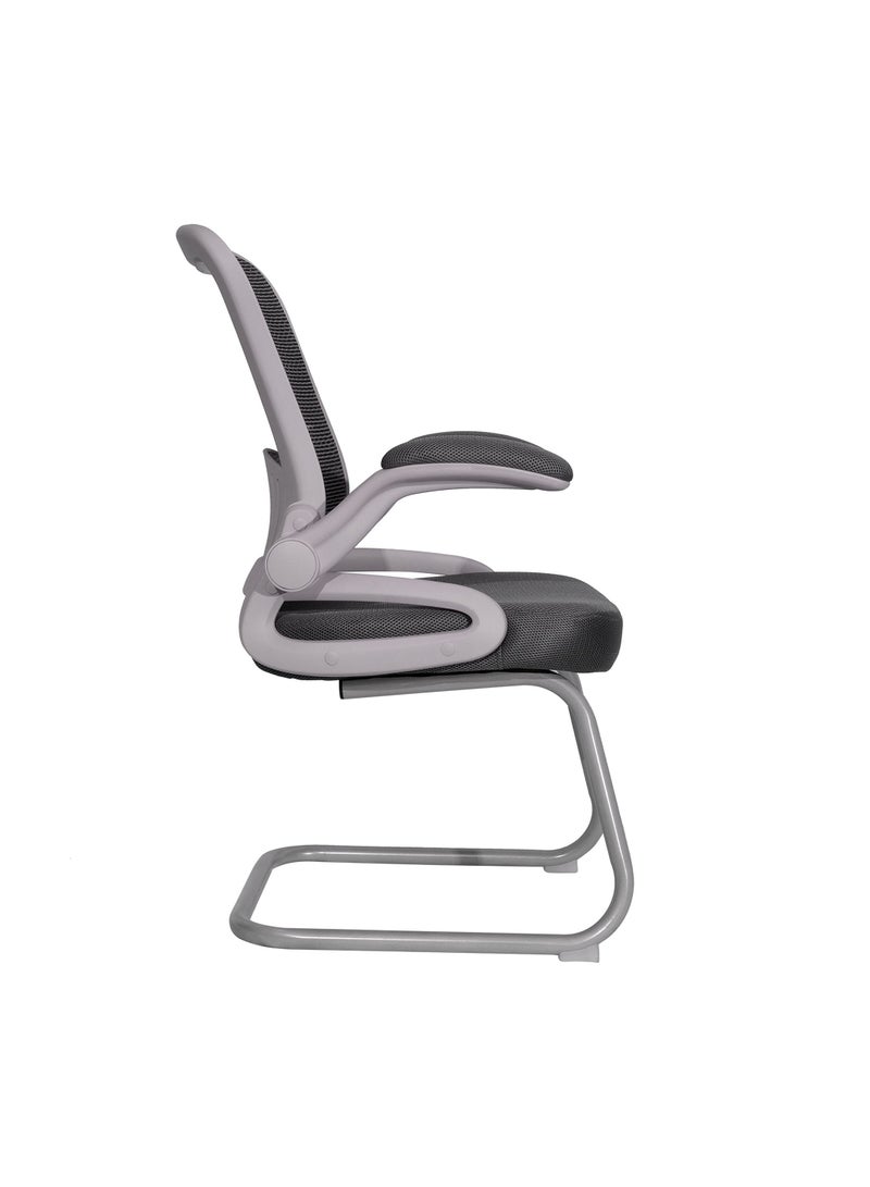 HUIMEI Huimei 901-T Office Visitor Chair White/Grey - Image 3