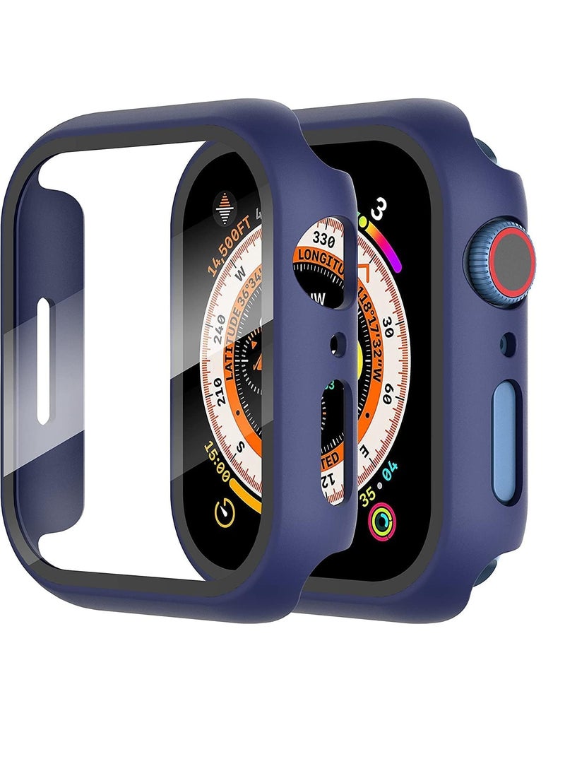 Apple watch 44 case with blue glass screen protector - Image 1