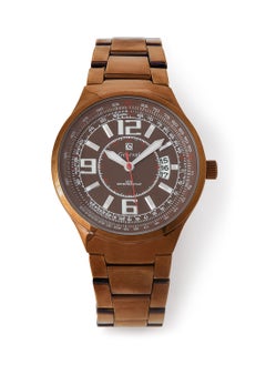 GENEVAL Metal Analog Wrist Watch GM121OO - 44mm - Brown  - Image 1